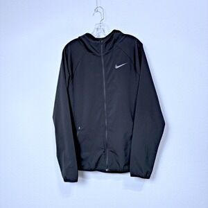 Nike Running Reflective Full-Zip Hooded Dri-FIT Jacket Gorpcore Black Men M